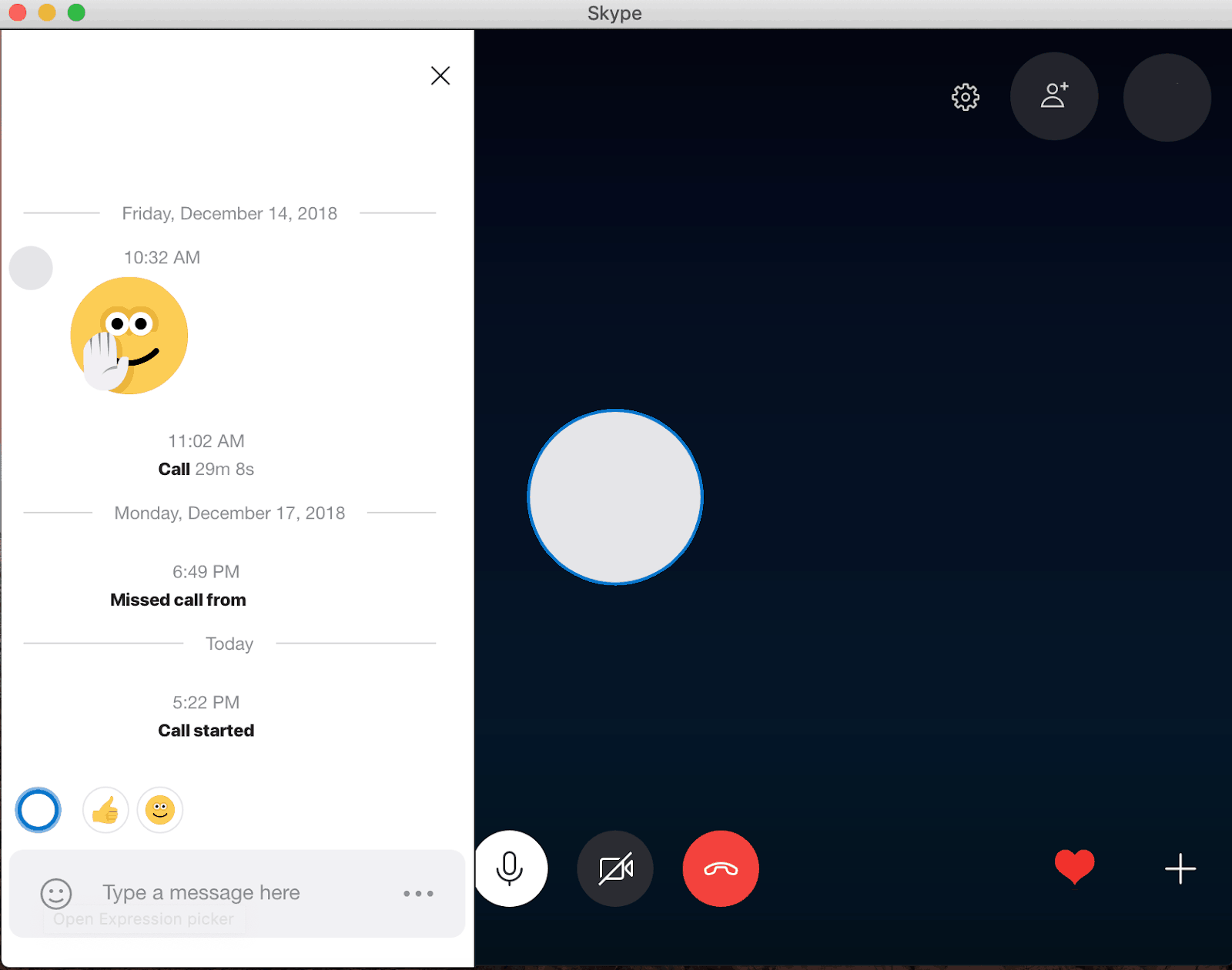 delete mood messages on skype for mac